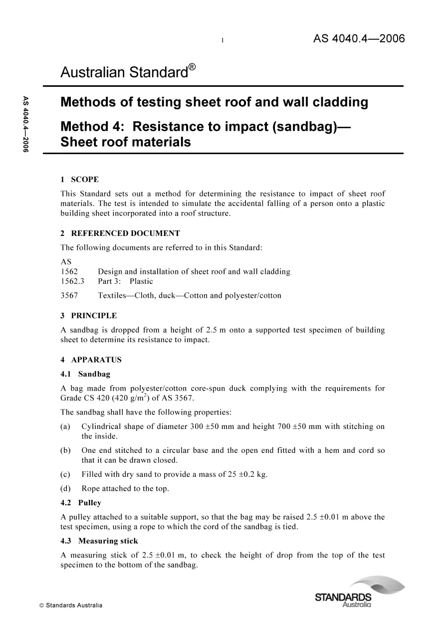 AS 4040.4-2006 pdf
