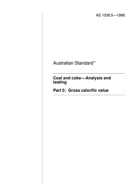 AS 1038.5-1998 AS 1038.5-1998 pdf