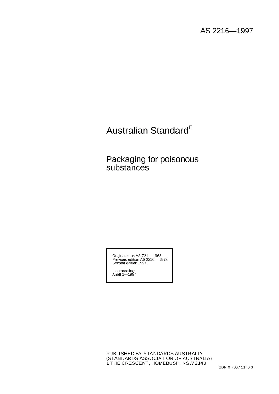 AS 2216-1997 AS 2216-1997 pdf