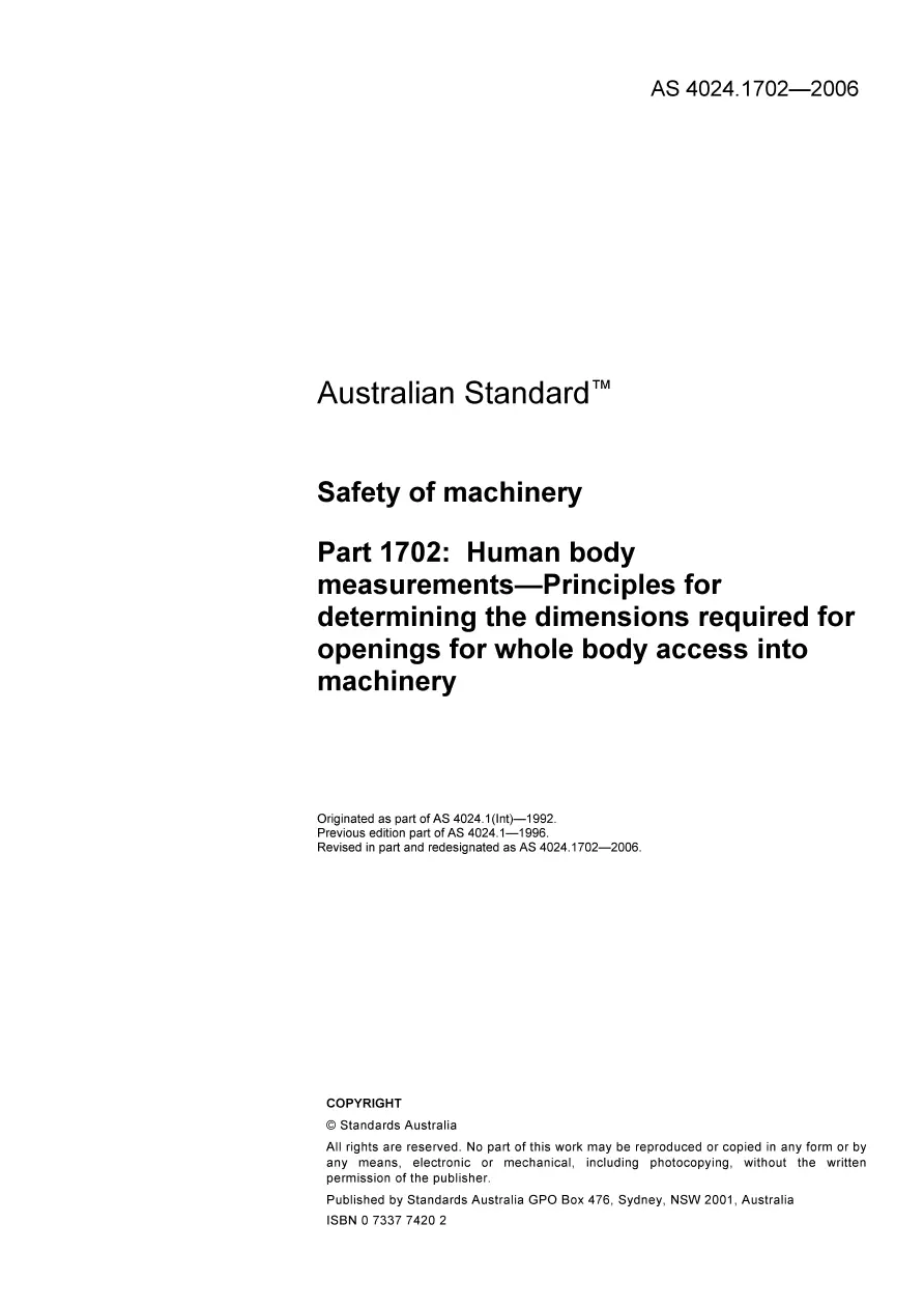 AS 4024.1702-2006 AS 4024.1702-2006 pdf