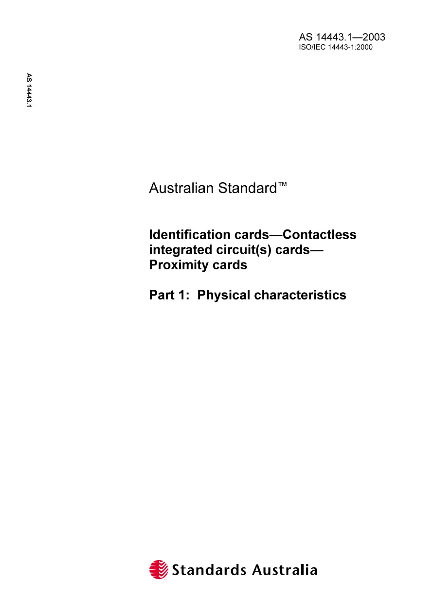 AS 14443.1-2003 AS 14443.1-2003 pdf