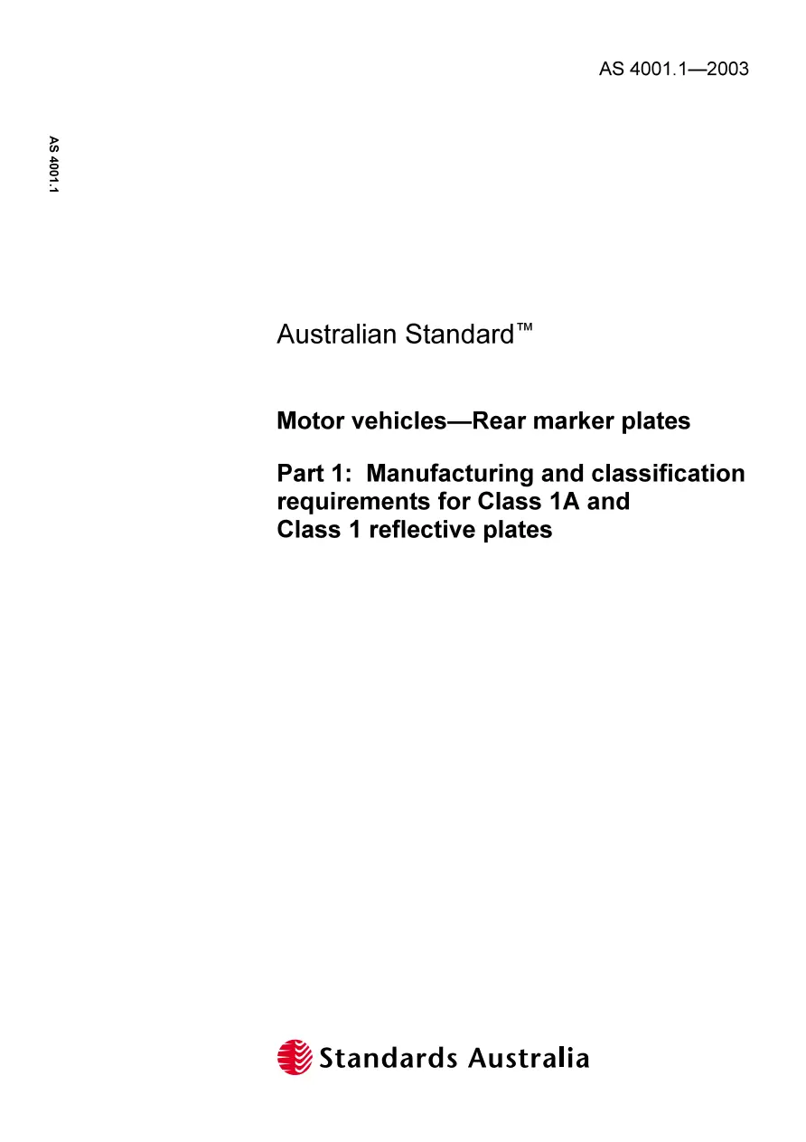 AS 4001.1-2003 AS 4001.1-2003 pdf