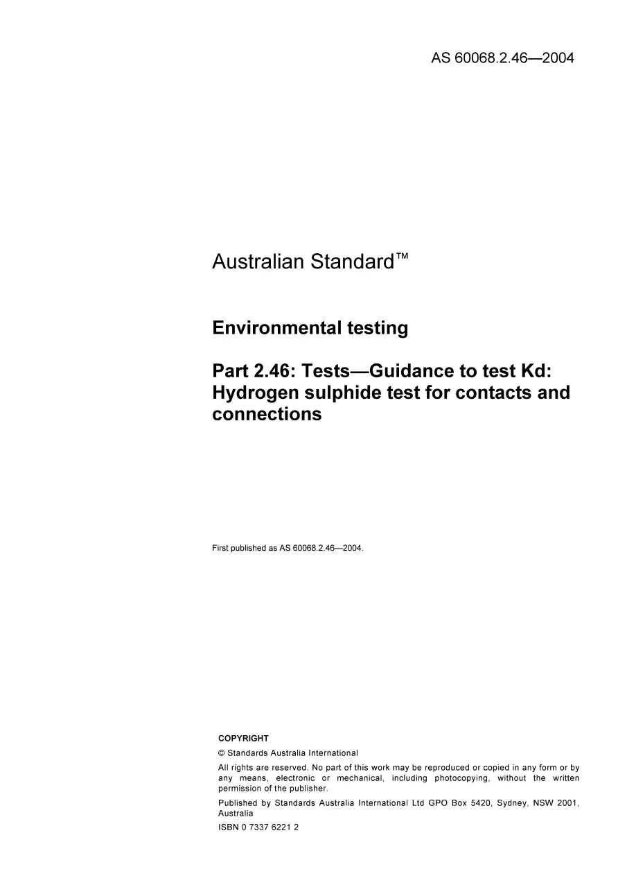 AS 60068.2.46-2004 AS 60068.2.46-2004 pdf