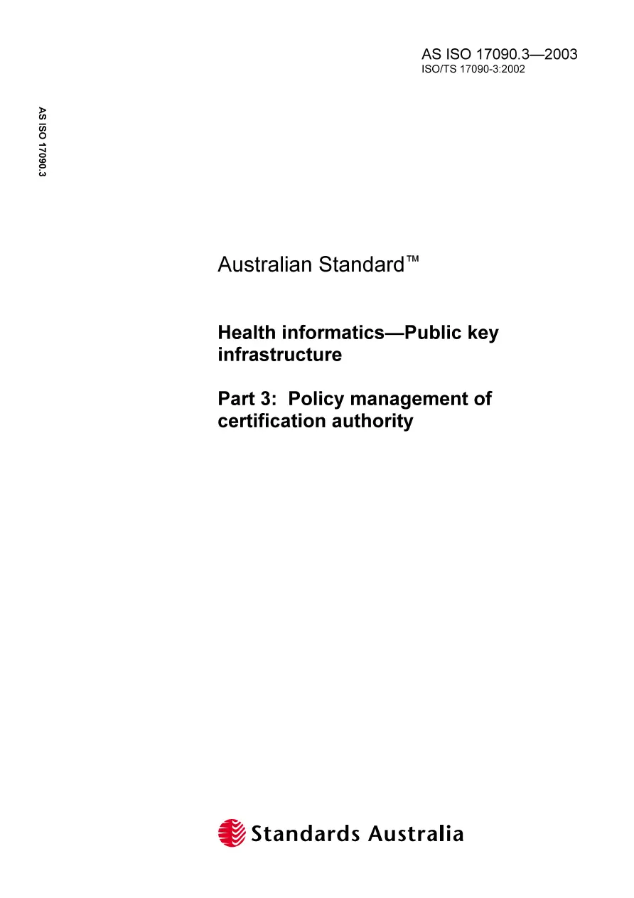 AS ISO 17090.3-2003 AS ISO 17090.3-2003 pdf