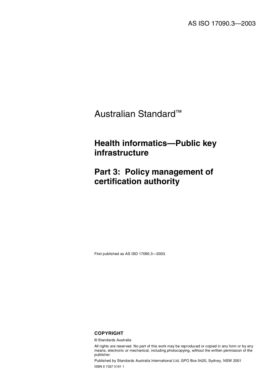 AS ISO 17090.3-2003 AS ISO 17090.3-2003 pdf