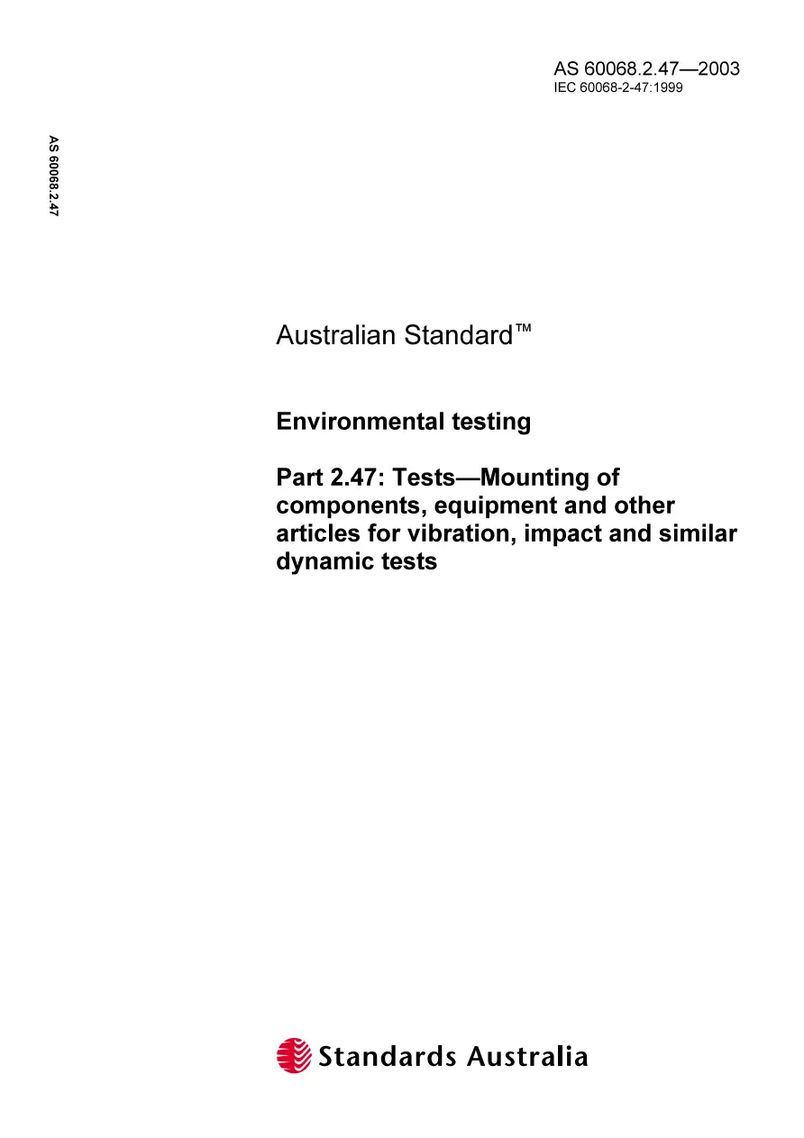 AS 60068.2.47-2003 pdf