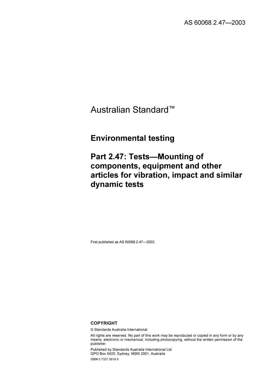 AS 60068.2.47-2003 pdf