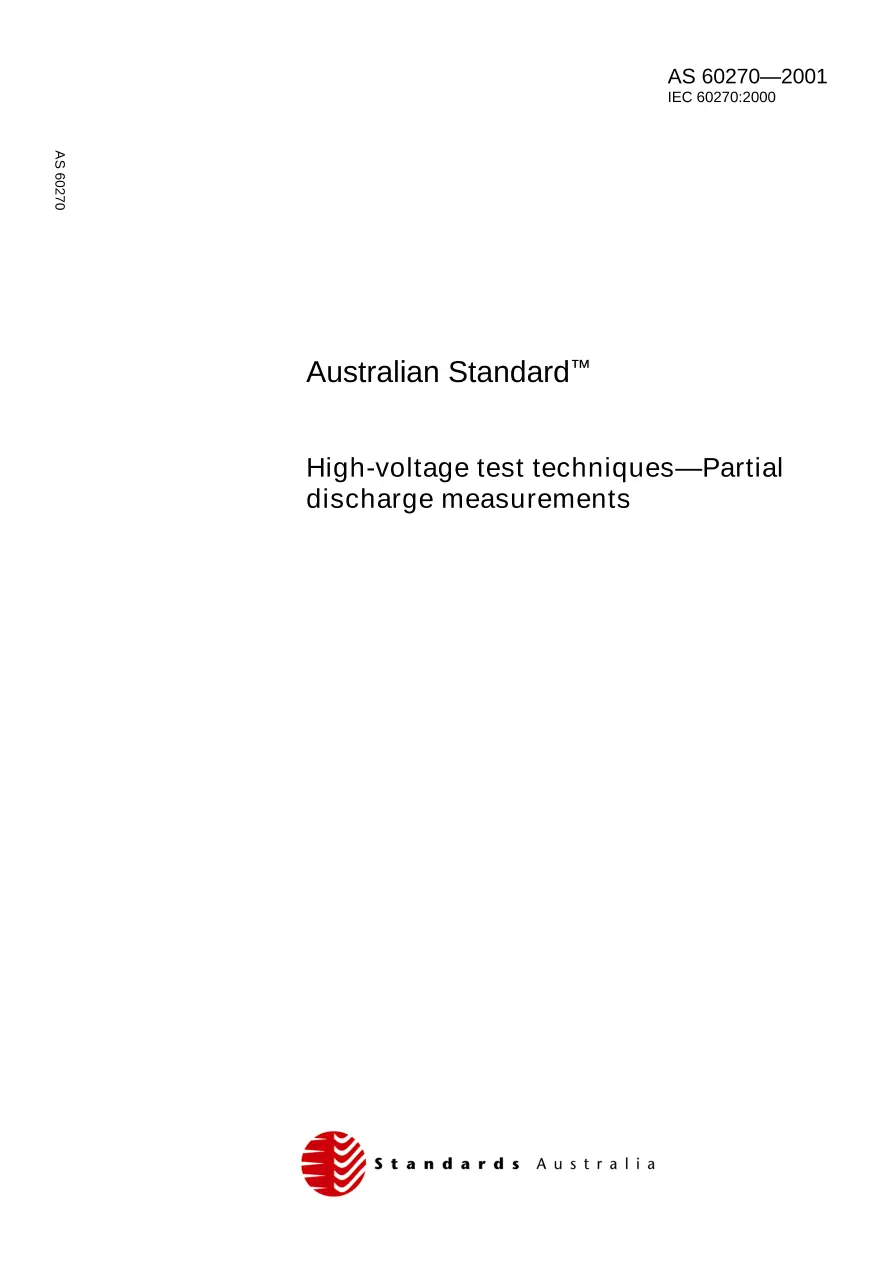 AS 60270-2001 AS 60270-2001 pdf