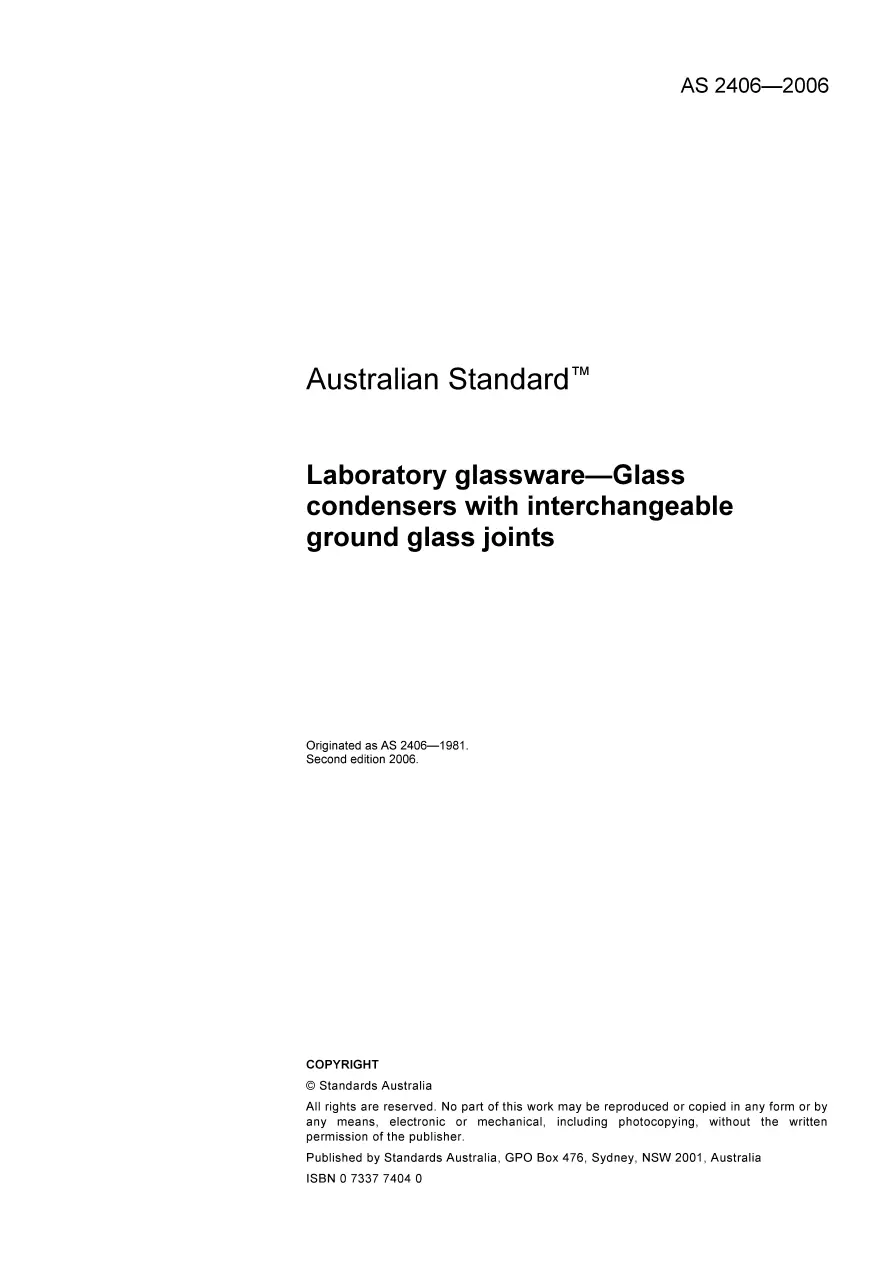 AS 2406-2006 AS 2406-2006 pdf