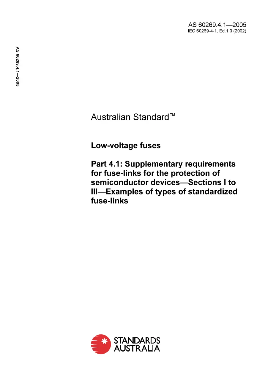 AS 60269.4.1-2005 AS 60269.4.1-2005 pdf