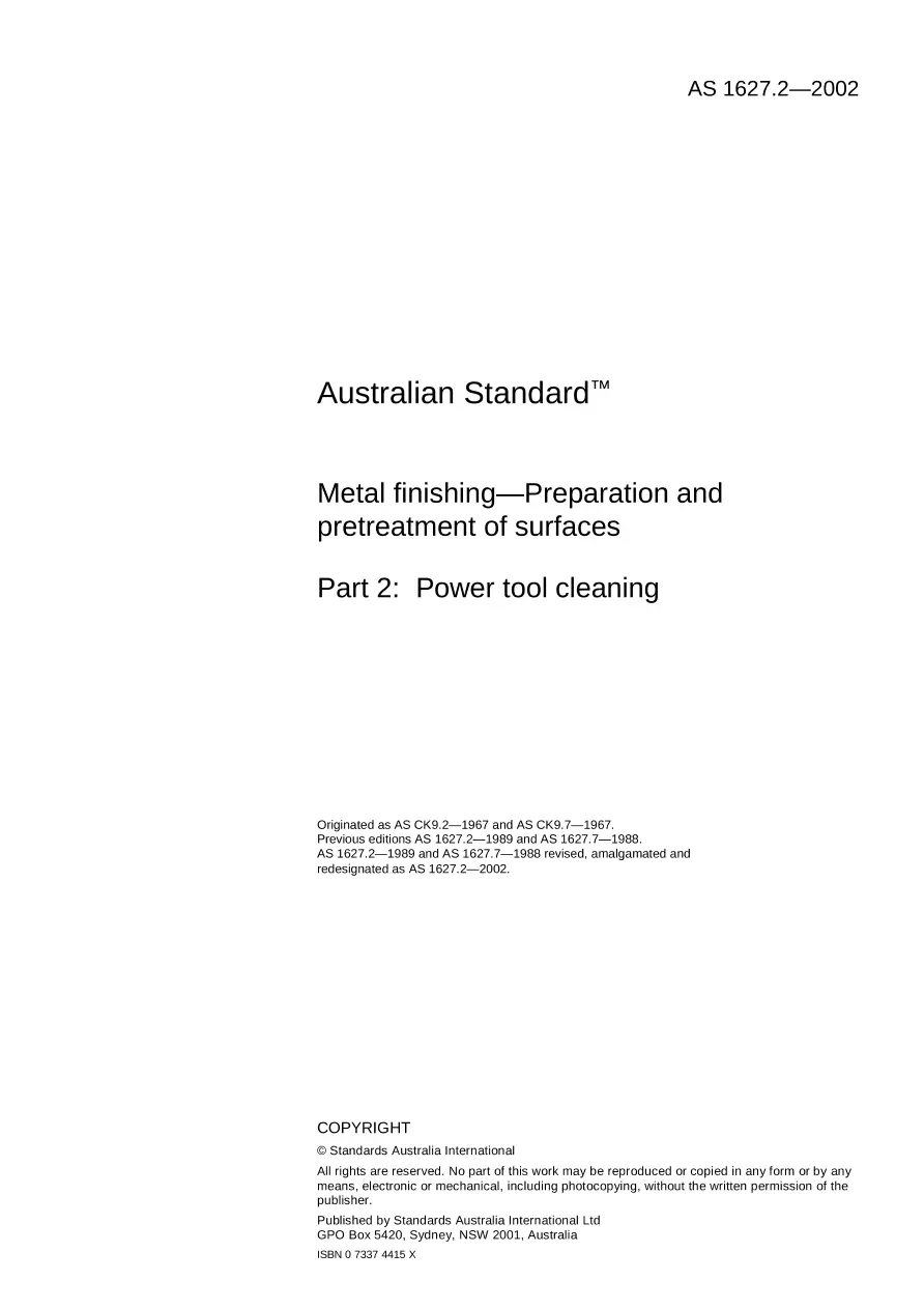 AS 1627.2-2002 AS 1627.2-2002 pdf