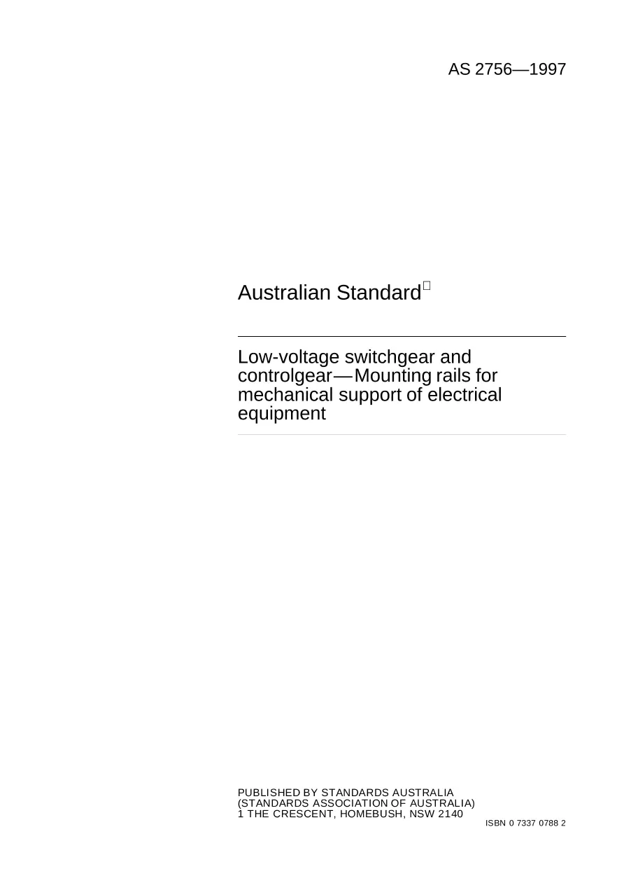 AS 2756-1997 AS 2756-1997 pdf