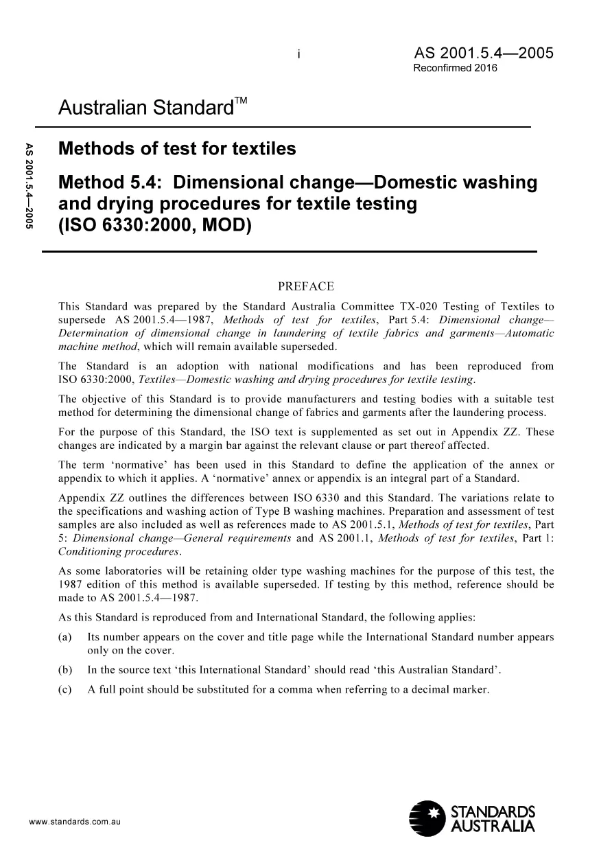 AS 2001.5.4-2005 AS 2001.5.4-2005 pdf