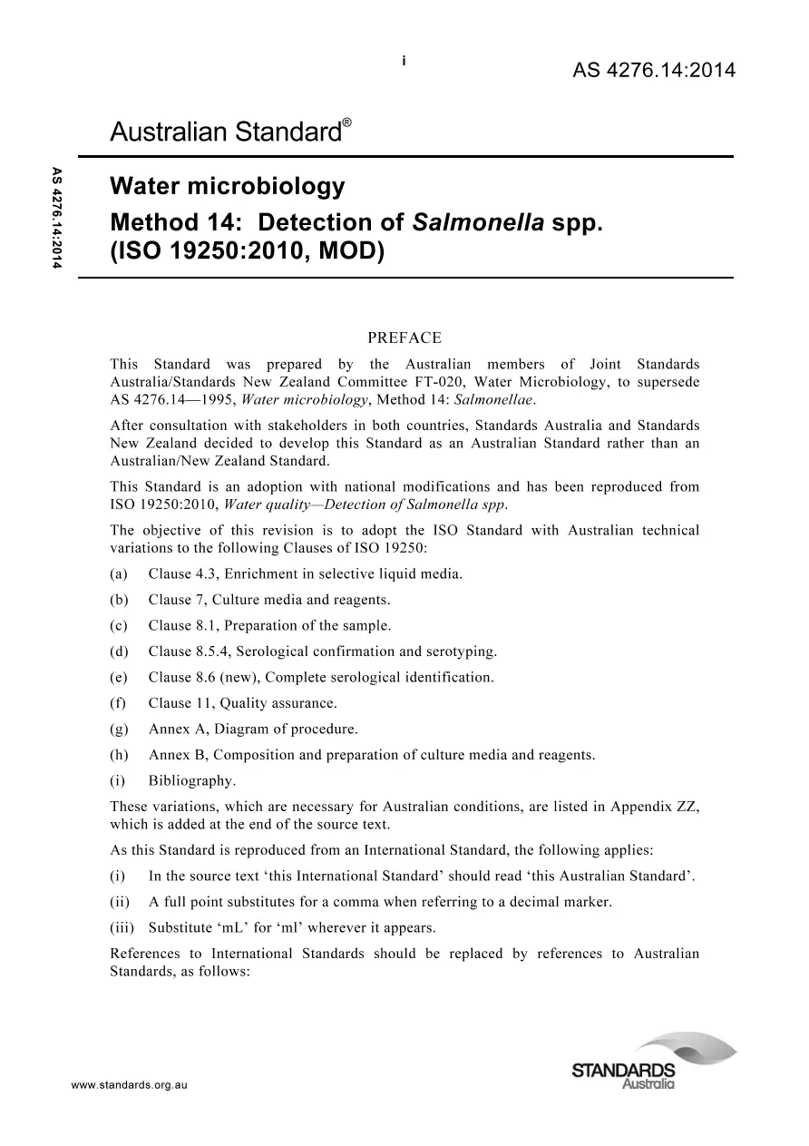 AS 4276.14:2014 AS 4276.14:2014 pdf