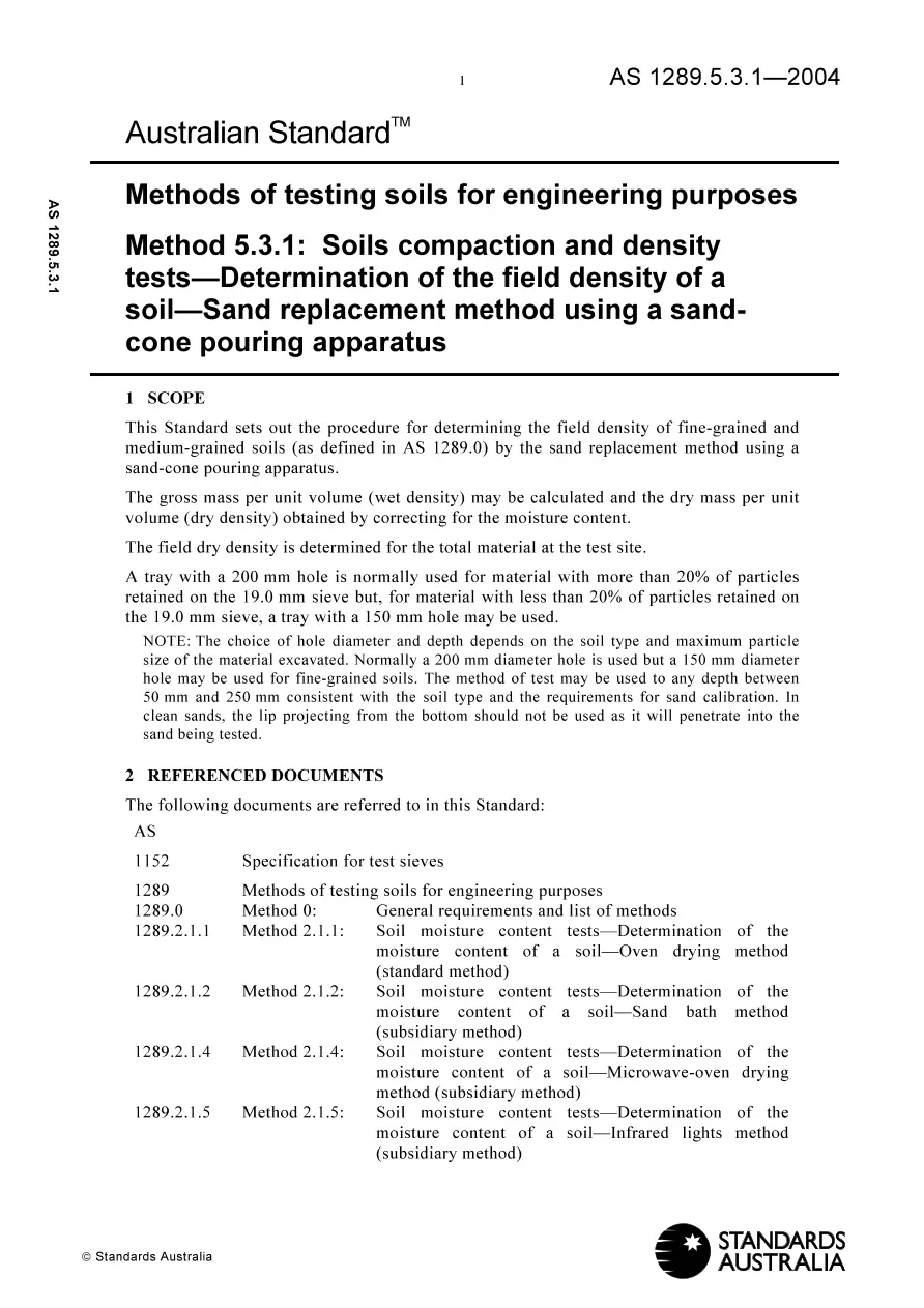 AS 1289.5.3.1-2004 AS 1289.5.3.1-2004 pdf
