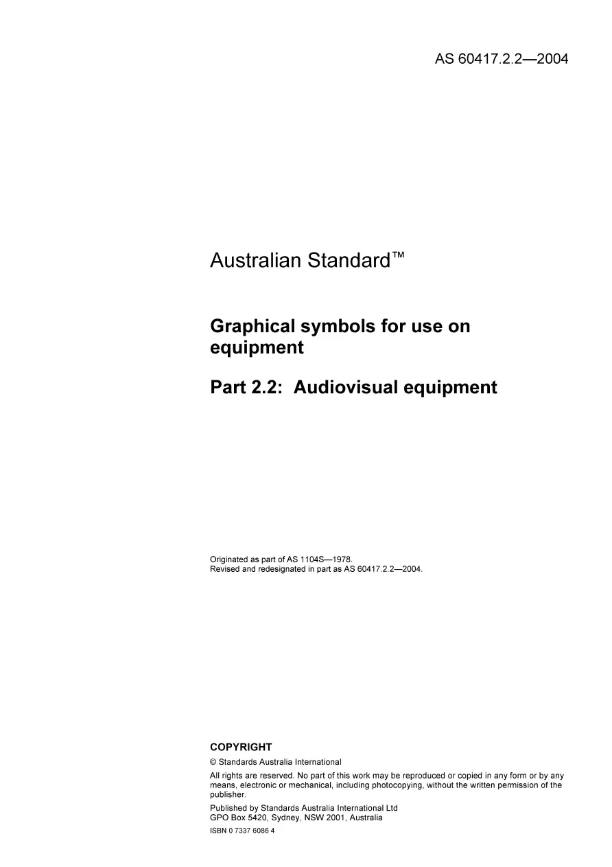 AS 60417.2.2-2004 AS 60417.2.2-2004 pdf
