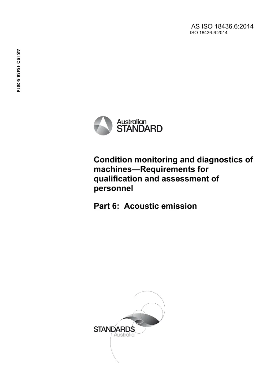AS ISO 18436.6:2014 AS ISO 18436.6:2014 pdf