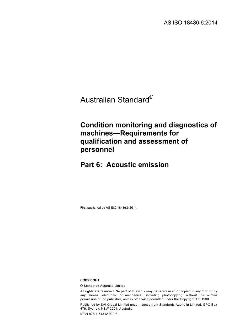 AS ISO 18436.6:2014 AS ISO 18436.6:2014 pdf