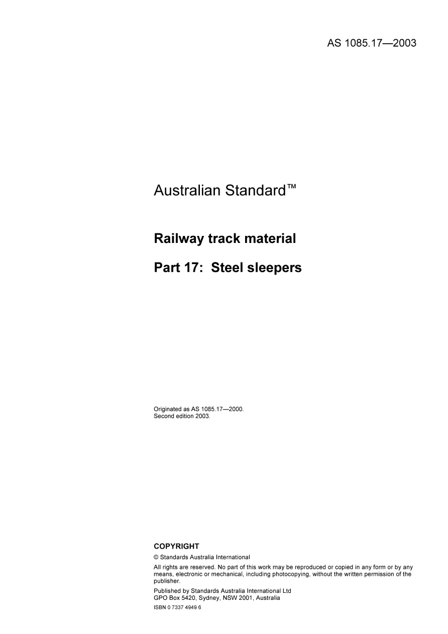 AS 1085.17-2003 AS 1085.17-2003 pdf