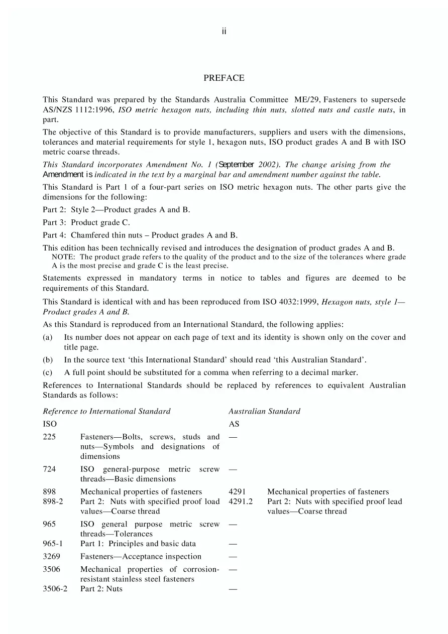 AS 1112.1-2000 AS 1112.1-2000 pdf