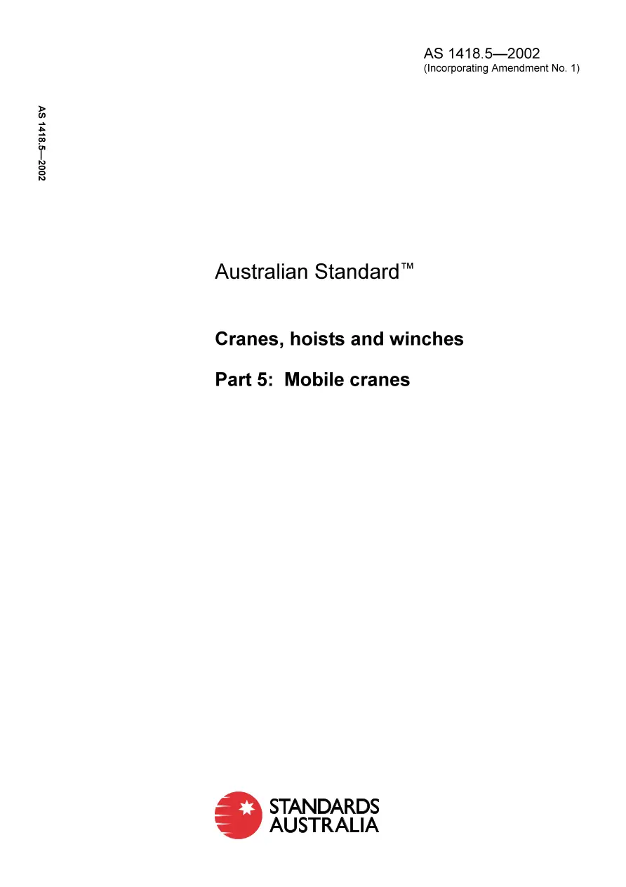 AS 1418.5-2002 AS 1418.5-2002 pdf