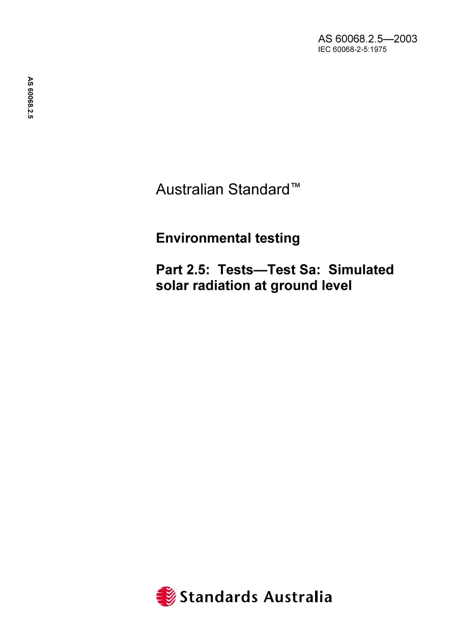 AS 60068.2.5-2003 pdf