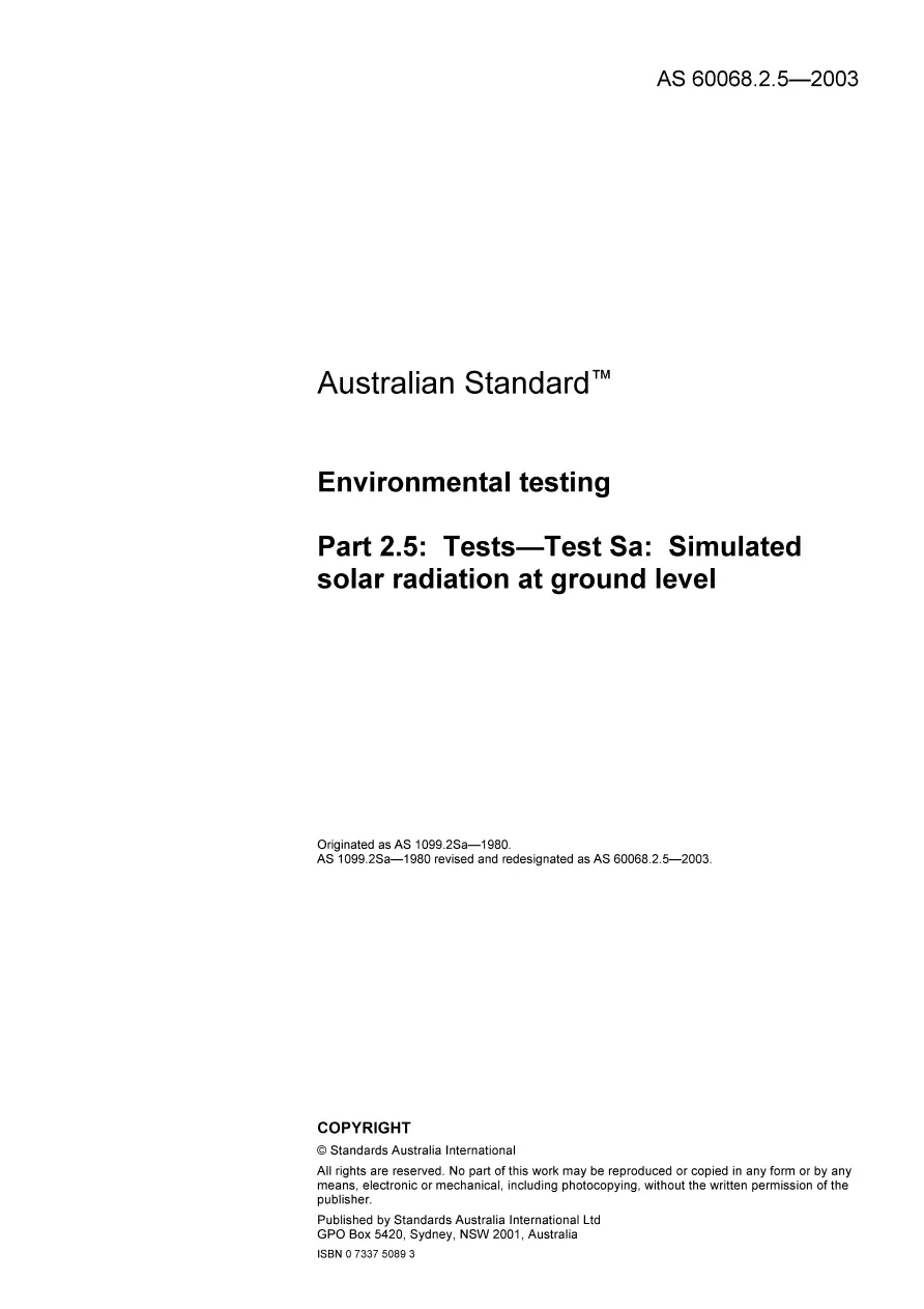 AS 60068.2.5-2003 pdf
