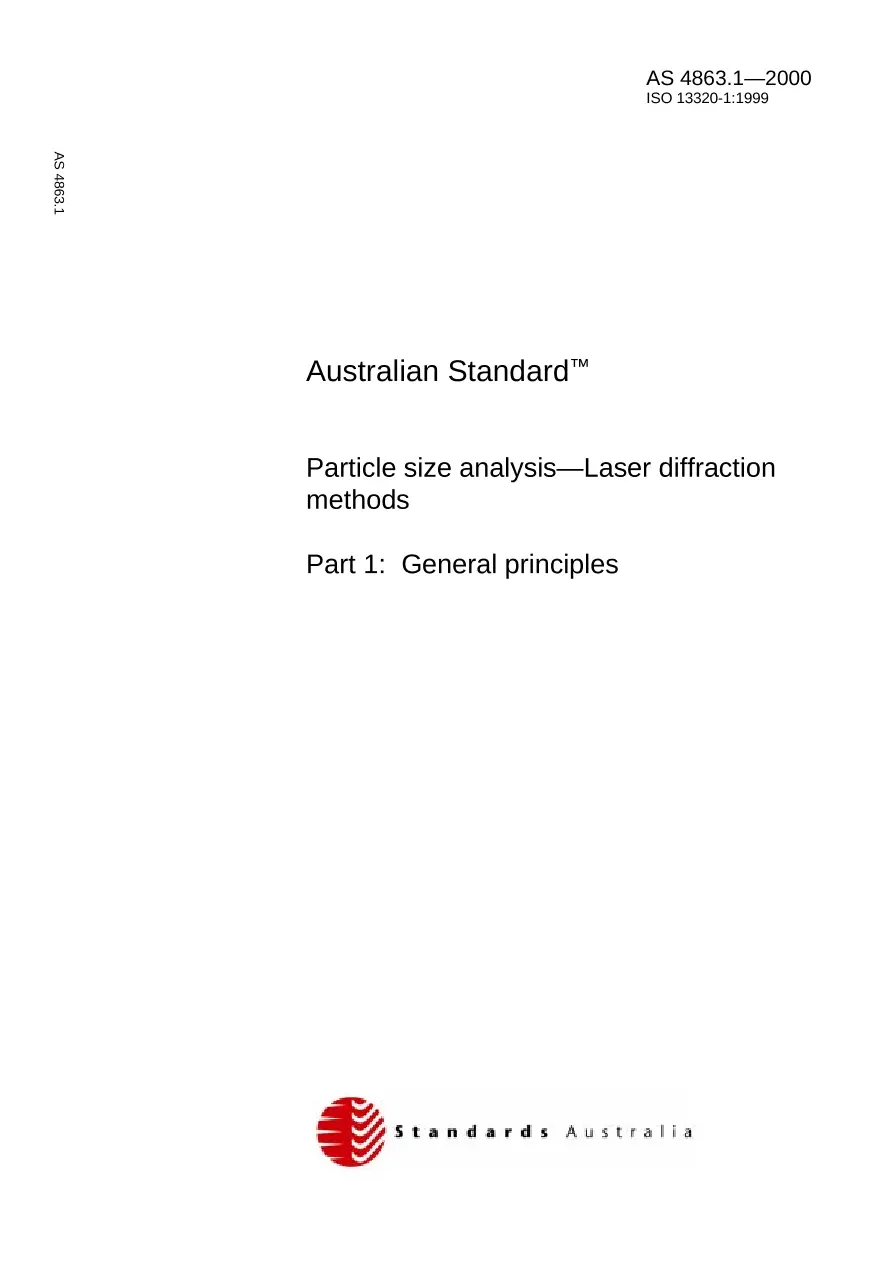 AS 4863.1-2000 pdf