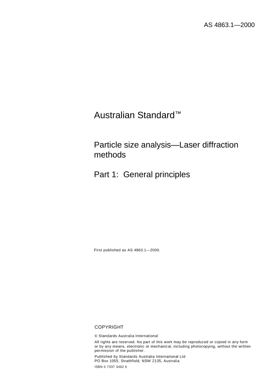 AS 4863.1-2000 pdf
