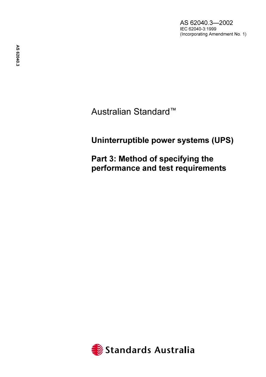 AS 62040.3-2002 pdf