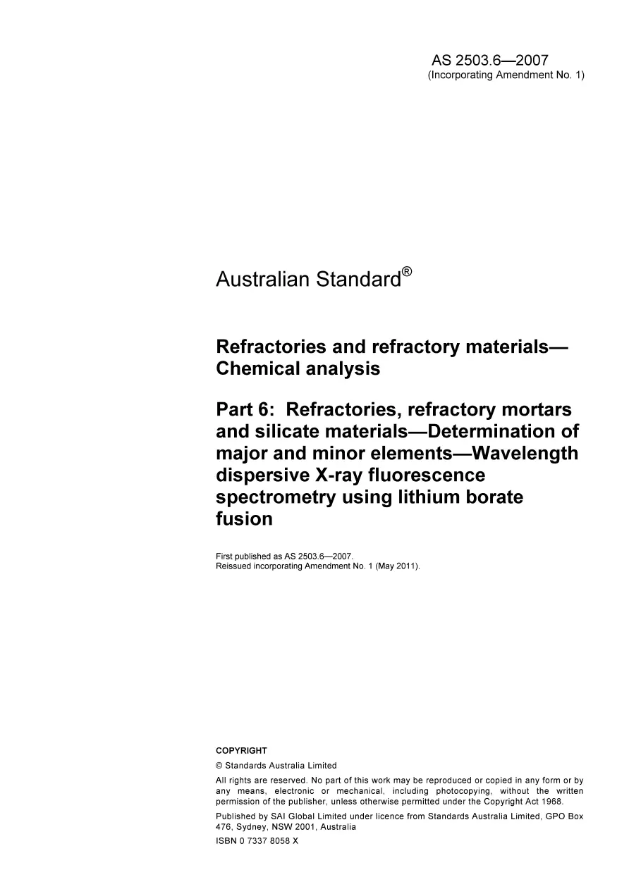 AS 2503.6-2007 AS 2503.6-2007 pdf