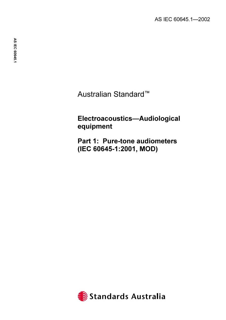 AS IEC 60645.1-2002 pdf