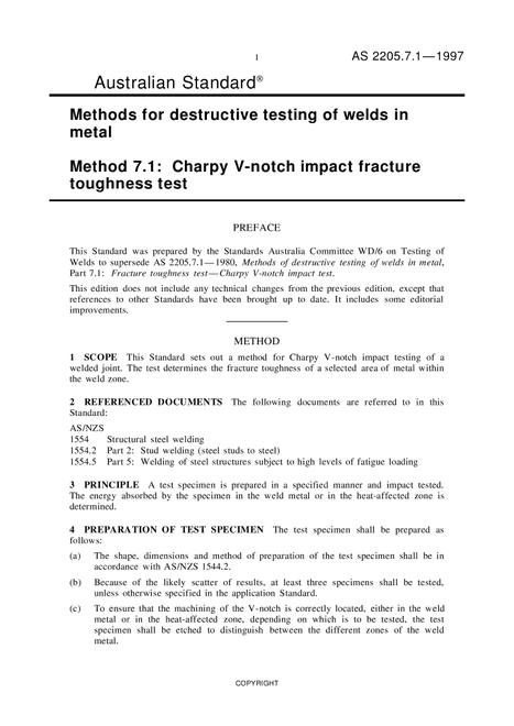 AS 2205.7.1-1997 pdf