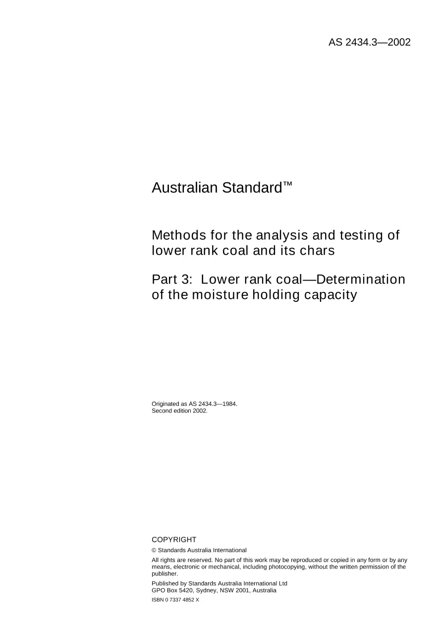 AS 2434.3-2002 AS 2434.3-2002 pdf