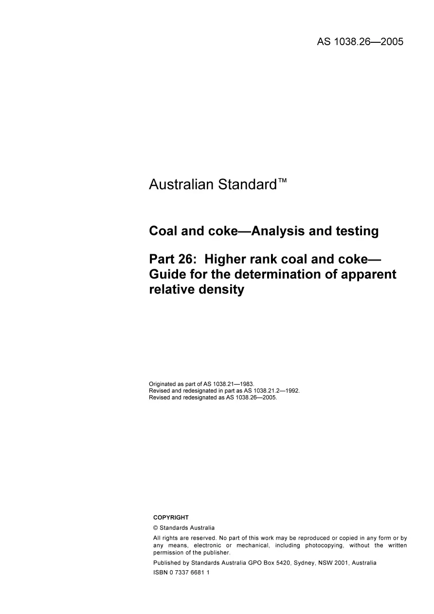 AS 1038.26-2005 AS 1038.26-2005 pdf