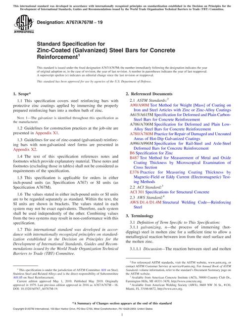 ASTM A767/A767M-19 ASTM A767/A767M-19 pdf