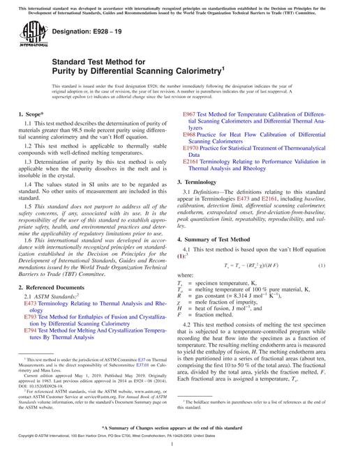 ASTM E928-19 ASTM E928-19 pdf