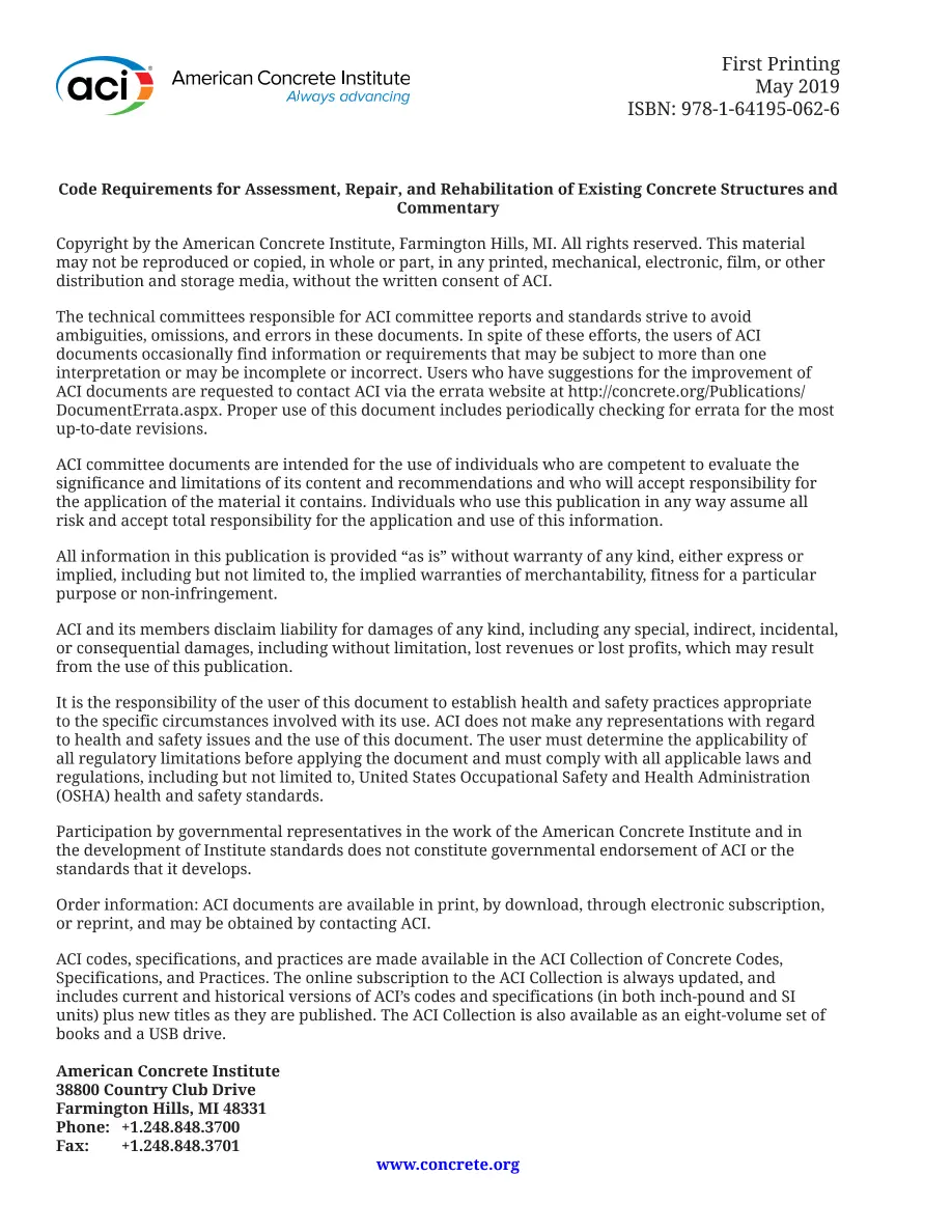 ACI 562-19 pdf