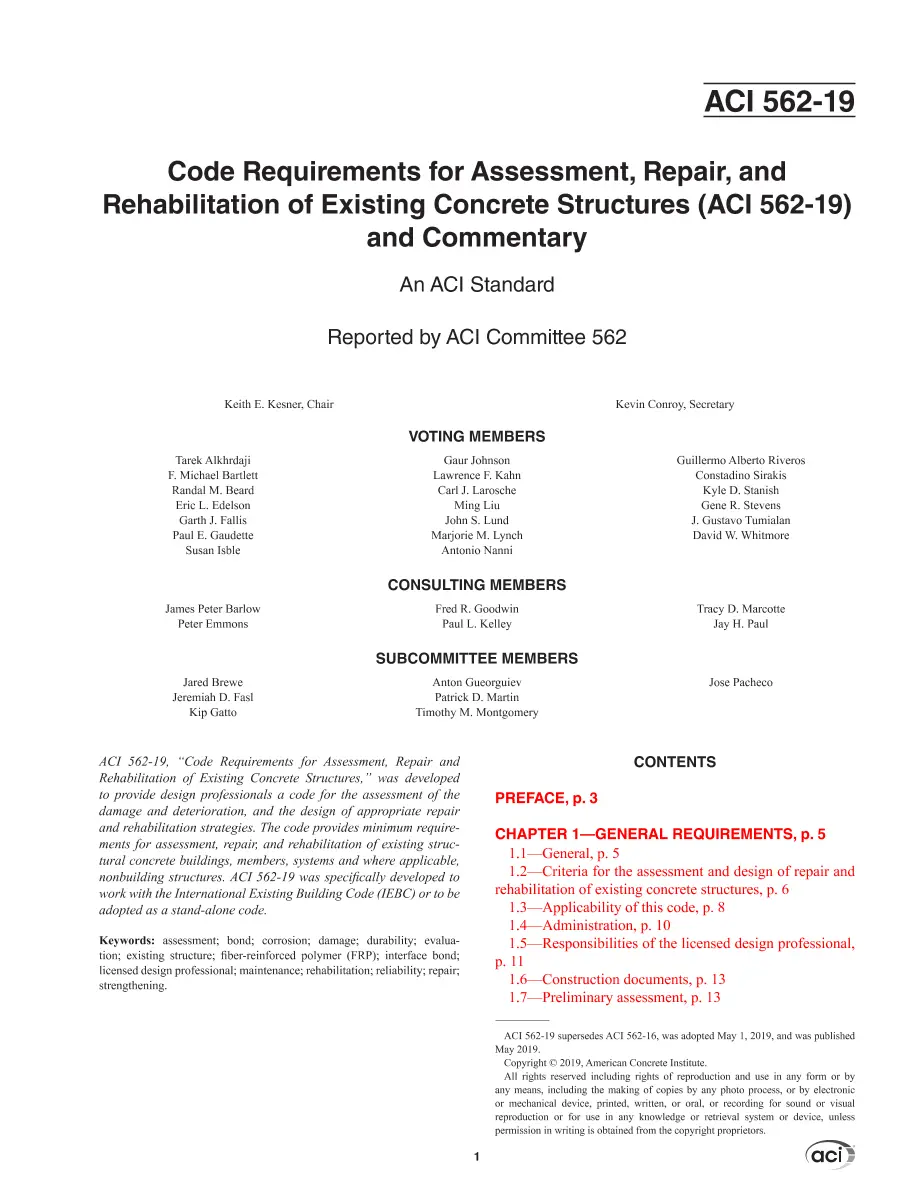 ACI 562-19 pdf