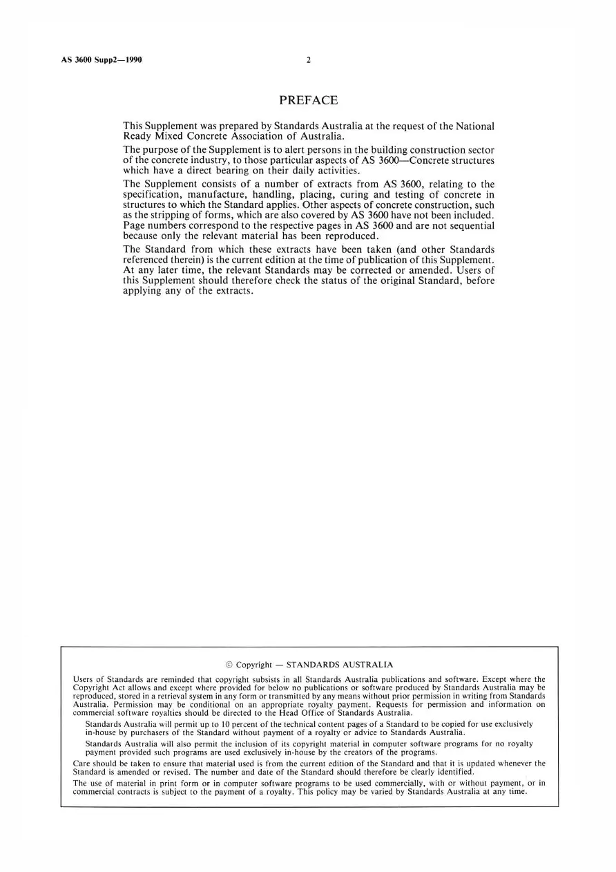 AS 3600 SUPP 2-1990 AS 3600 SUPP 2-1990 pdf