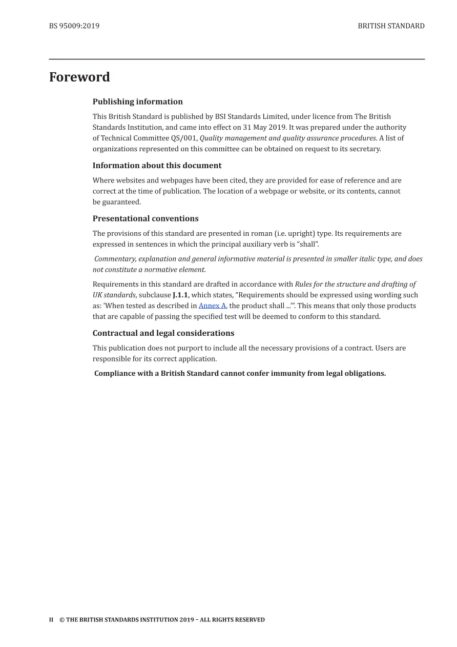 BS 95009:2019 BS 95009:2019 pdf