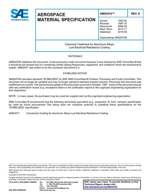 SAE AMS2474E SAE AMS2474E pdf