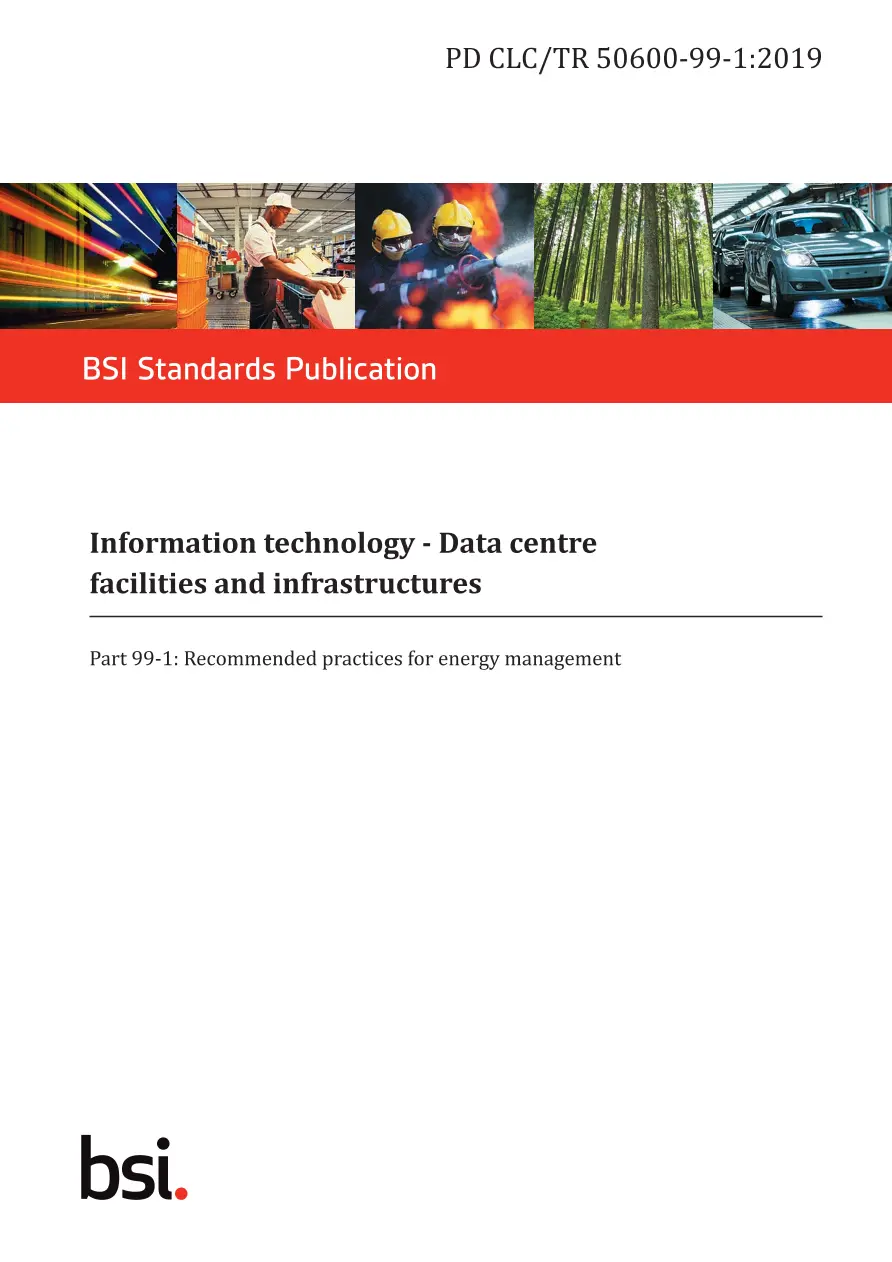 BS PD CLC/TR 50600-99-1:2019 pdf