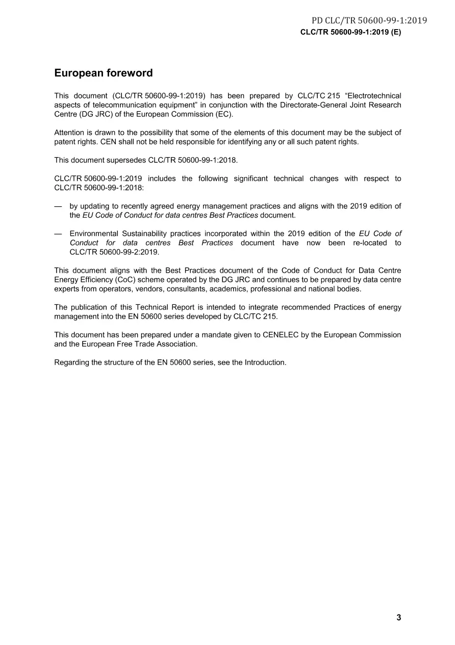 BS PD CLC/TR 50600-99-1:2019 pdf