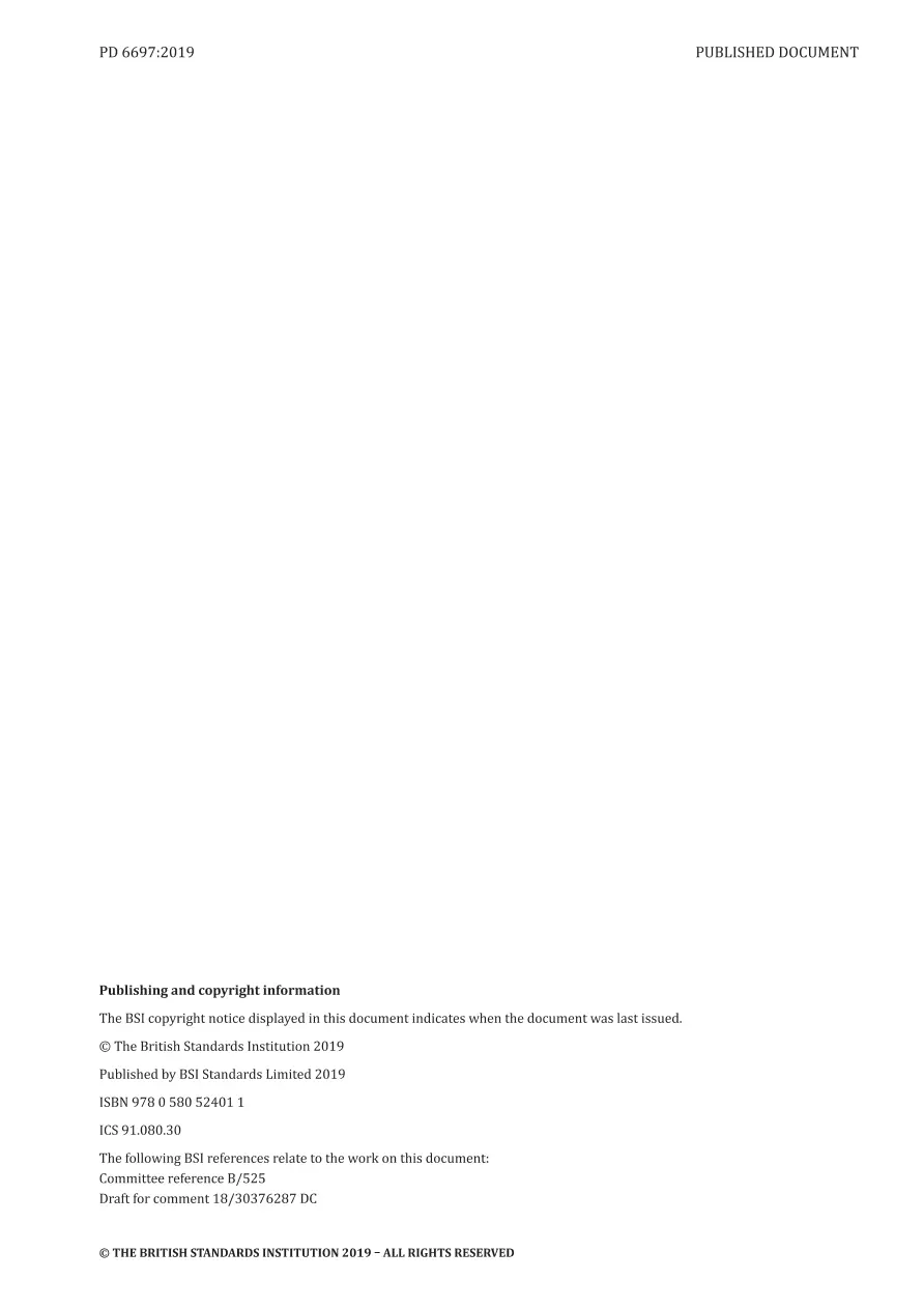 BS PD 6697:2019 BS PD 6697:2019 pdf