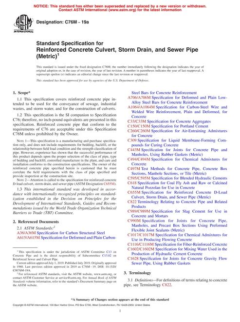 ASTM C76M-19a ASTM C76M-19a pdf