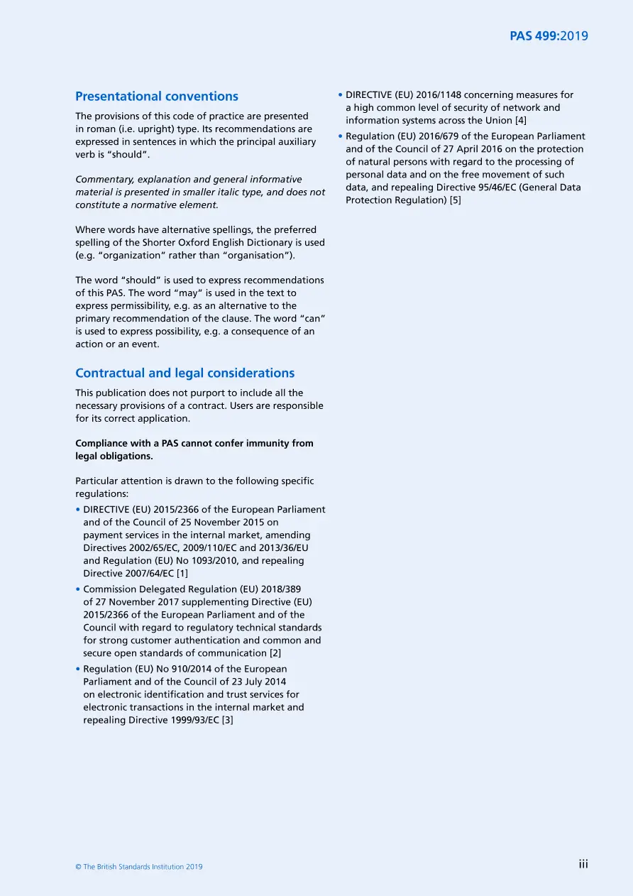 BS PAS 499:2019 BS PAS 499:2019 pdf
