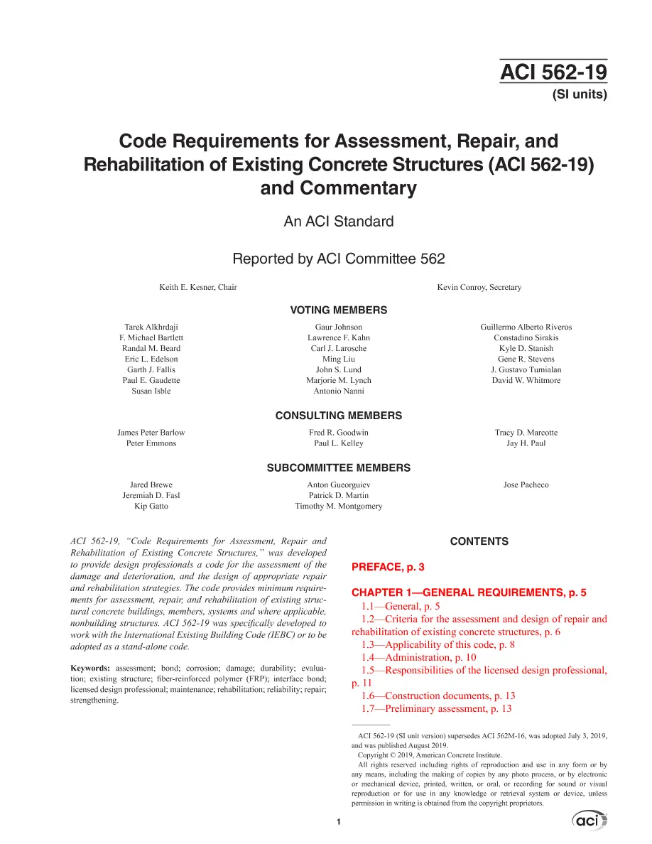 ACI 562M-19 pdf
