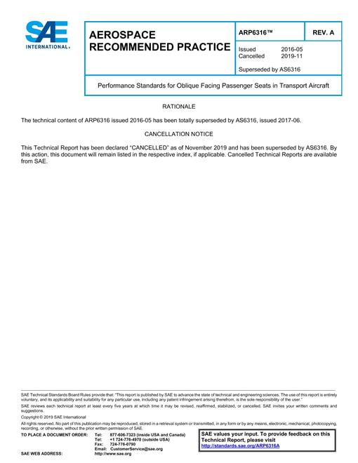 SAE ARP6316A SAE ARP6316A pdf