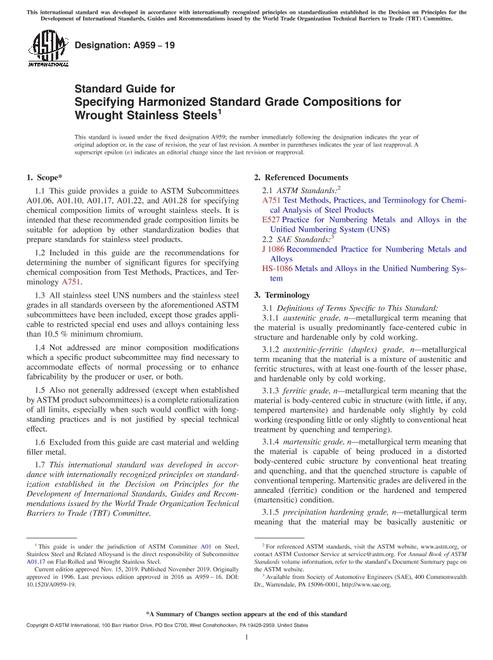 ASTM A959-19 ASTM A959-19 pdf